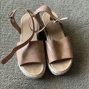 Soda Tan Espadrille Sandals
